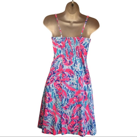 Lilly Pulitzer Cosmic Coral Cracked Up Easton NWT - Picture 4 of 5